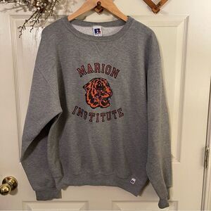 Gray Russell Athletic Marion Institute Sweater